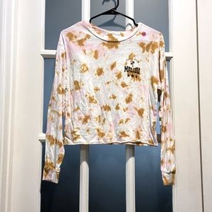 🩷 Long Sleeve Tie-dye crop top 🩷